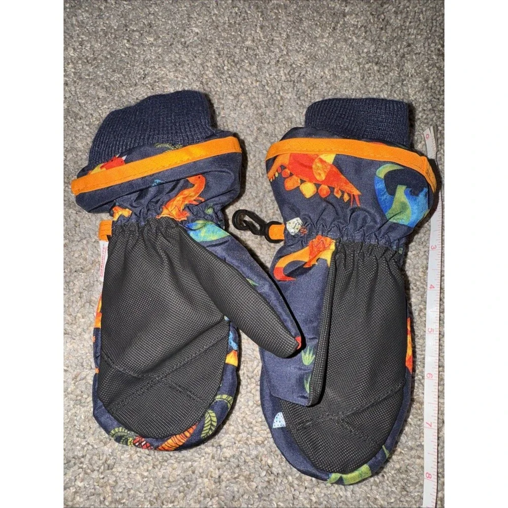 Thermolite Dinosaur Toddler Toddler Kids  Mitten Warm Waterproof AK1 2T-3T